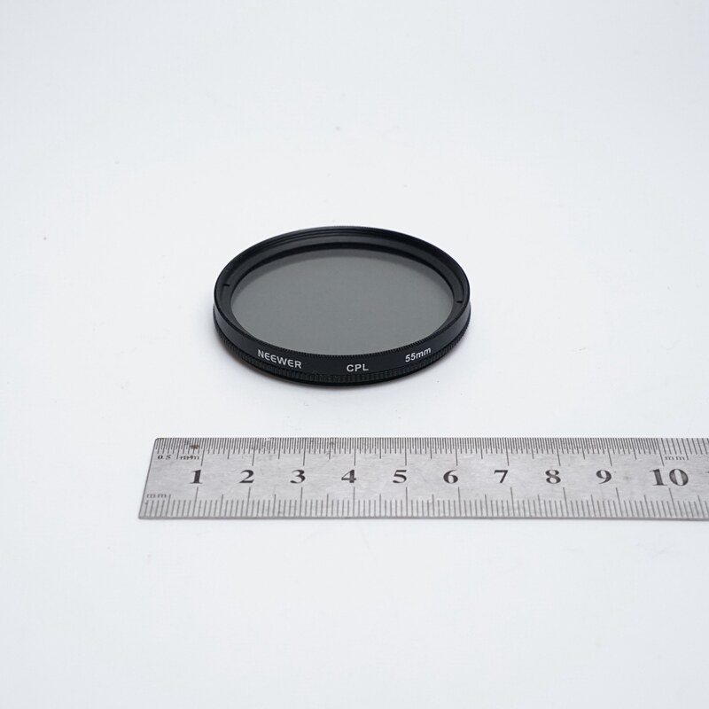 55mm polarizer CPL Neewer American production Circularly adjustable anti-reflective surface glass landscape
