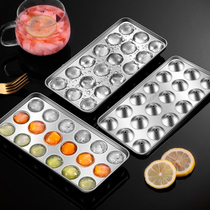304 stainless steel ice hockey ice sheet mold household spherical ice sheet commercial jelly maker