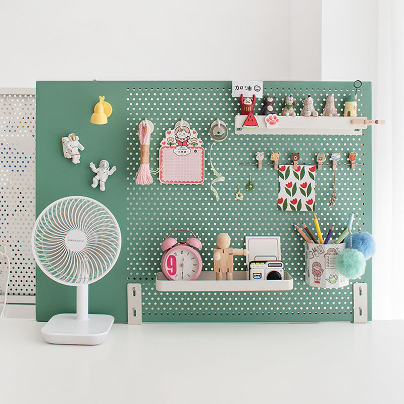 Non-Murder-free Hole-Hole Plate Custom Office Desk shelf Erect Objects Plate Containing deviner