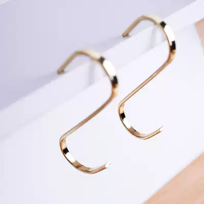 S-shaped adhesive hook non-perforated kitchen bathroom multifunctional metal hook S-shaped door rear adhesive hook is not silent