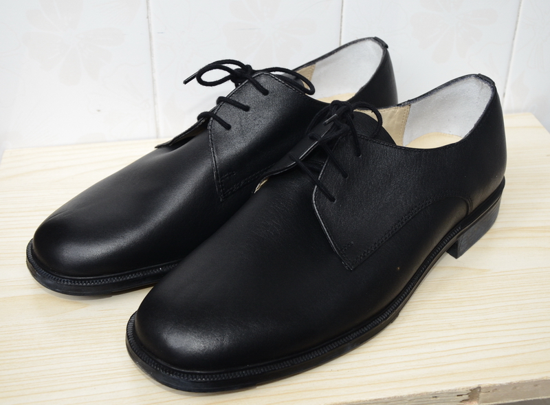 Brand New German Army Edition Regular Gown Bull Leather Leather Shoes