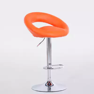 Leather bar chair minimalist bar chair front desk backrest cashier chair bar stool bar stool lifting bar chair