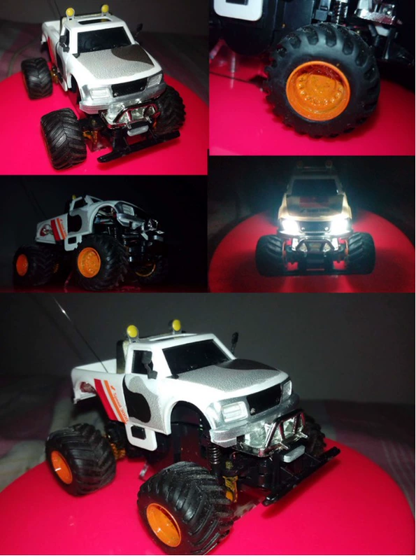 Sáng tạo Great Wall mini điều khiển từ xa xe micro sạc 1:58 off-road điều khiển từ xa xe ô tô đồ chơi trẻ em xe Hummer