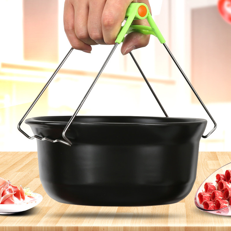 Anti-scalding clip steaming plate clip plate bowl lifter take bowl clip casserole kitchen supplies utensils artifact stainless steel