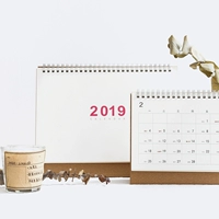 2019 đơn giản ins gió sáng tạo lịch bàn làm việc kế hoạch máy tính xách tay notepad trang trí máy tính để bàn lịch văn phòng dễ thương - Trang trí nội thất trang trí phòng khách nhà cấp 4