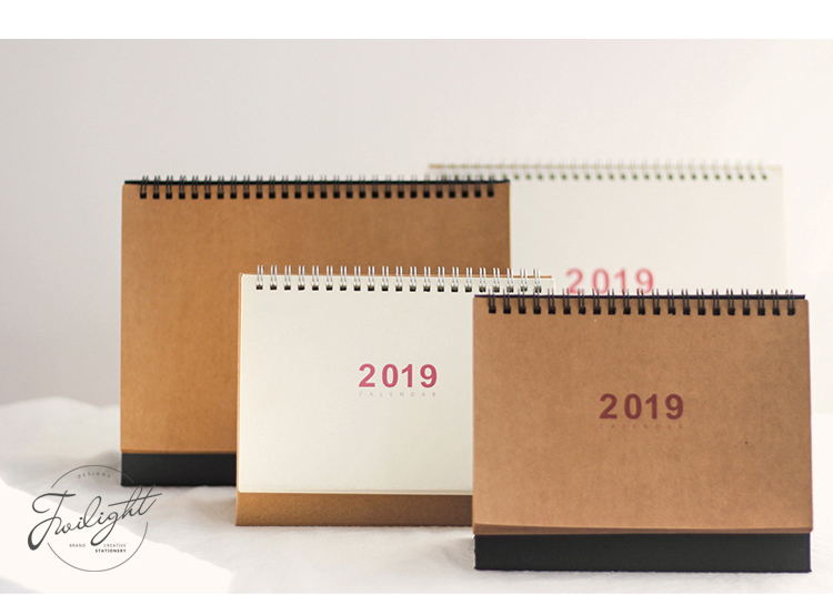 2019 đơn giản ins gió sáng tạo lịch bàn làm việc kế hoạch máy tính xách tay notepad trang trí máy tính để bàn lịch văn phòng dễ thương - Trang trí nội thất trang trí sân thượng