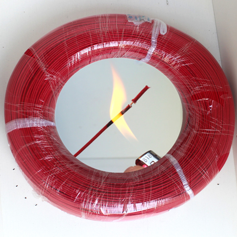 Mica high temperature line 500 degrees high temperature resistant woven flame retardant fireproof electromagnetic heating 0 5 square wire