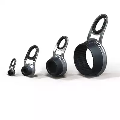 South Korea imported KIGAN nitinol alloy guide ring full oblique EM ceramic ring SIC oblique ring modified rock rod rock fishing rod