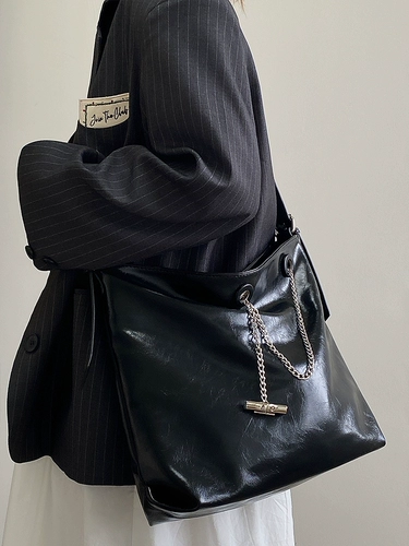 Вместительная и большая сумка через плечо, цепь, сумка на одно плечо, премиум класс