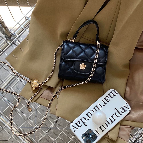 Ретро цепь, сумка для телефона, маленький браслет с одной бусиной, сумка на одно плечо