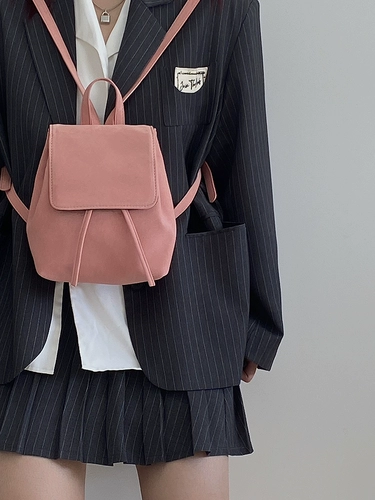 Маленький ретро коричневый рюкзак, демисезонная сумка через плечо, сумка на одно плечо