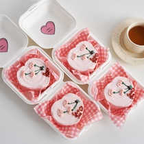 Net Red Thousands Layer Cake Bean Milk Mousse Dessert Sandwich Burger Salad Picnic With Afternoon Tea Packed Eco-friendly Meal Kit