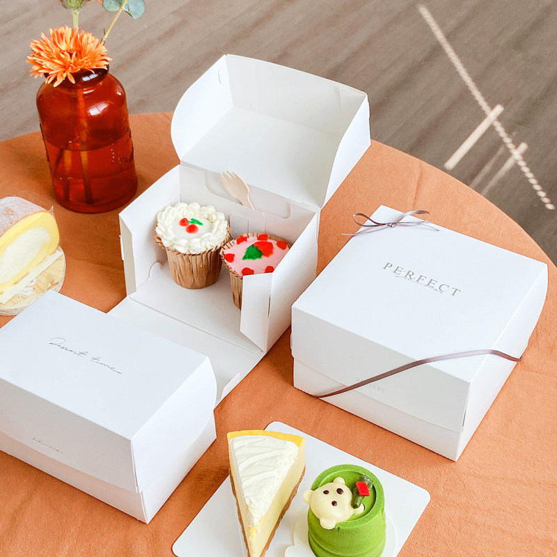 ins wind dessert packaging boxes mousse thousands of layers of cupcakes macarons for afternoon tea baking outtake included