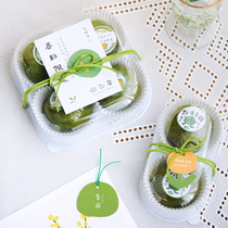 Baking 2 grain 4 greens packing box handmade snowy bridesmaid with egg yolk crisp clear fruit carpine small bay transparent plastic suction