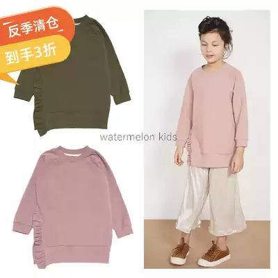 Clearance watermelon home MILK BISCUITS autumn and winter long version of fleece thick cotton T