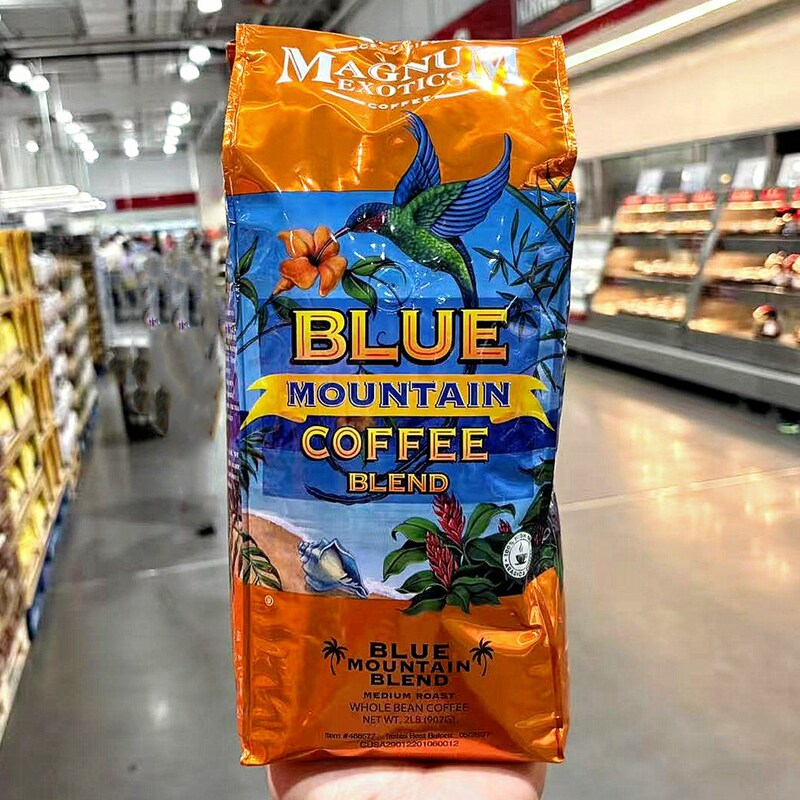Magnum Blue Mountain Roasted Arabica Coffee Beans Imported from the United States 907g Medium Roast Purchased from Shanghai Costco