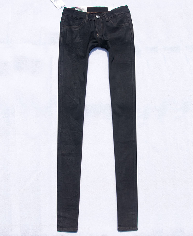 New Low-Rise Black Slim-Fit Skinny Pencil Pants Bootcut Jeans for Women, Recommended for a Taller and Slimmer Look