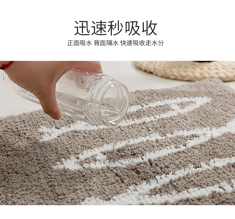 Thảm sàn phòng tắm phòng tắm thảm phòng cửa thảm vào cửa phòng tắm cửa hấp thụ thảm nhập nhà - Thảm sàn xốp dán nền nhà