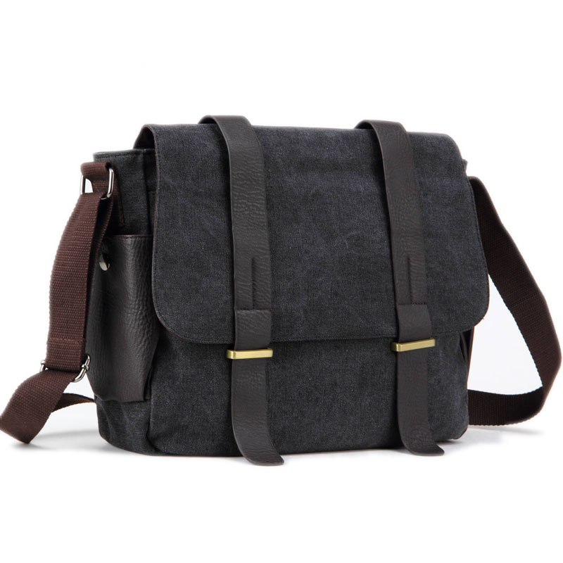 Hong Kong I TGREG Leisure bag Men's book Poor bag Canvas Man Bag Crosswalk Single Shoulder Bag Inclined Satchel Bag Computer Bag