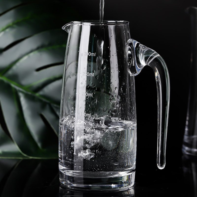 Glass liquor dispenser foreign wine red wine decanter household small wine glass cold kettle measuring wine 500ml hotel