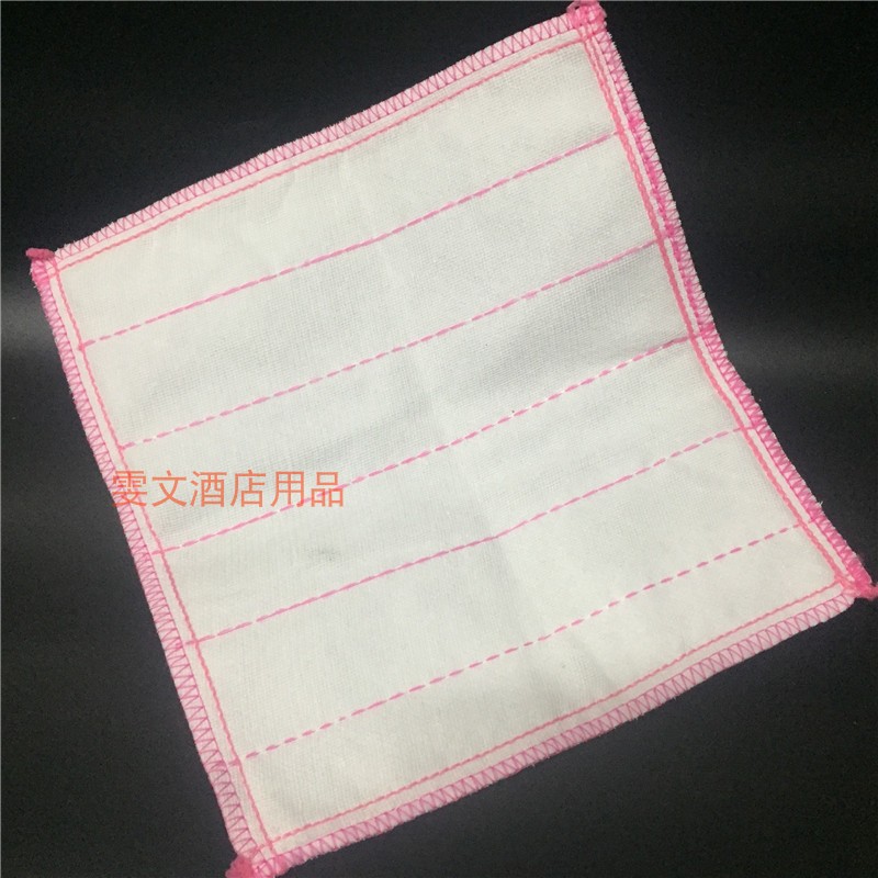 Wenwen Hotel 29*29cm cotton yarn wash cloth wash pot cloth wash pot towel touch cloth soft dish towel
