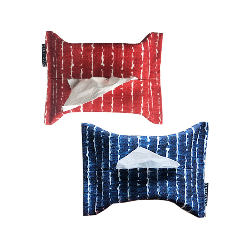 Draft ciaogao original design hand-painted Nordic minimalist water ink pen touch river cloth art paper towel bag paper towel bag