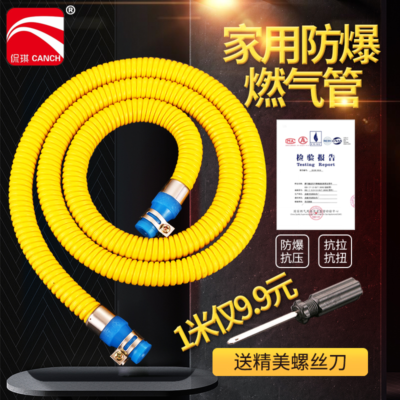 Home explosion-proof gas pipe gas pipe gas pipe heater gas stove connection pipe metal hose