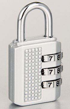 Zinc alloy luggage process password lock padlock color variety small spot