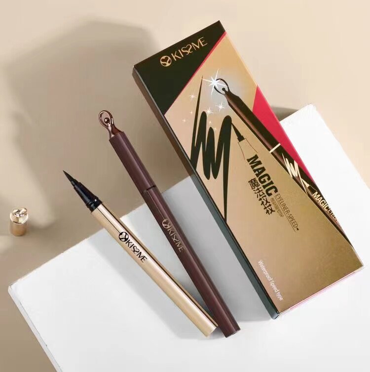 Qi Shimei magic scepter eyeliner does not smudge extremely fine waterproof beginner hard head inner eyeliner pen cream lasting