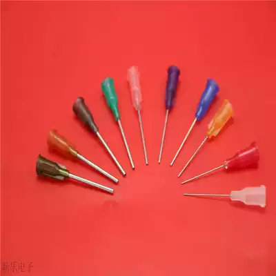 LONG needle nozzle plastic seat screw mouth 1 INCH dispensing machine needle EXPOSED 25MM stainless steel glue needle nozzle drop glue head