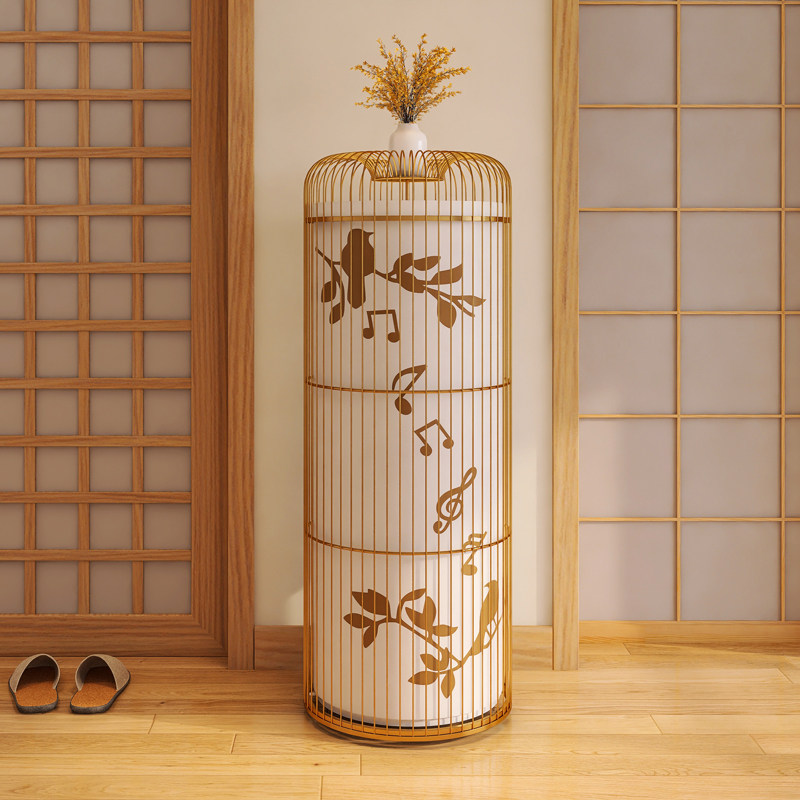 Rotating Shoe Cabinet Multifunction Bird Cage Home Doorway Creative Genguan Entrance round cylindrical Contained Stairs Corner-Taobao