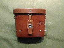 Fidelity bag old 62 telescope leather box Su Liu leather strap telescope leather box outdoor tool storage leather bag
