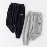 Осенние детские бархатные удерживающие тепло штаны для мальчиков