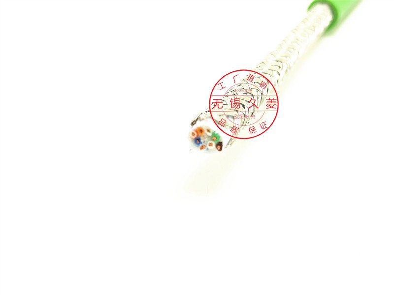 Industrial network route servo drive 4 to 8 core 4P x 26AWG communication network route green bend-resistant twisted twisted pair masking line