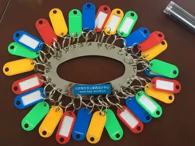 (Exas) stainless steel key tray portable 28 key box property intermediary key number plate