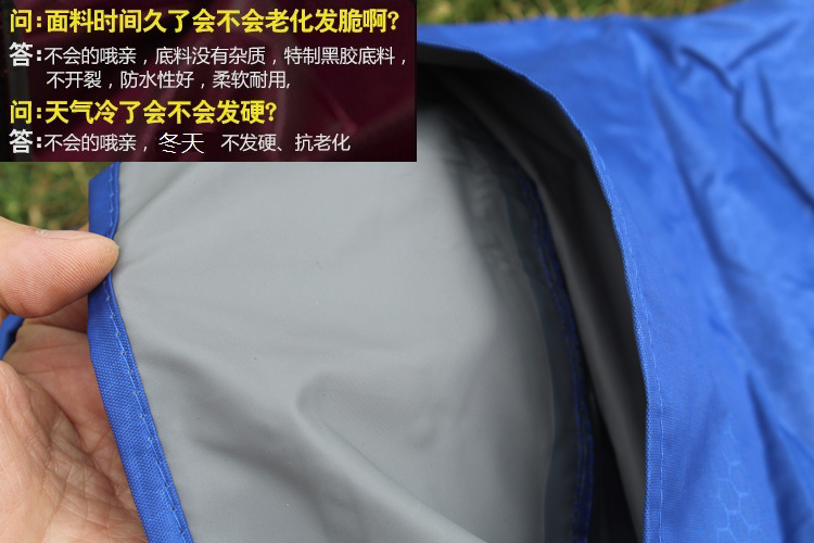 Jiameisi áo mưa xe máy tay ga đơn đôi bắn tung tóe poncho xe điện đơn chất liệu dày áo mưa - Xe máy Rider thiết bị gang tay xe may