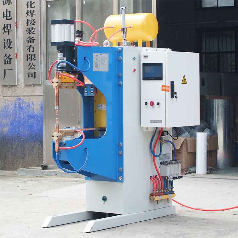 Automatic intermediate frequency stainless steel plate spot welding machine DTM100 desktop pneumatic DC galvanized plate foot spot welding butt welding machine
