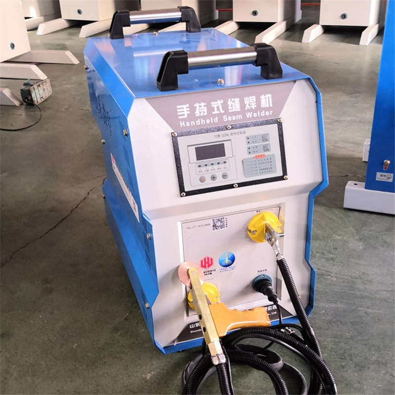 Small movable roller welding machine stainless steel wire mesh ventilation window insect proof net exhaust pipe heat shield rolling welding machine