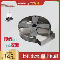 High-pressure glass washer stainless steel automatic home bar table electric fully automatic commercial press-type kitchen press net red