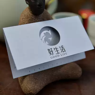 Hello business card production design folding creative custom hot matte gold elegant custom card high-end custom brand name