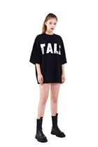 Trompe lesprit 20 fw mamba black loose version Black mamba letter short sleeve tee