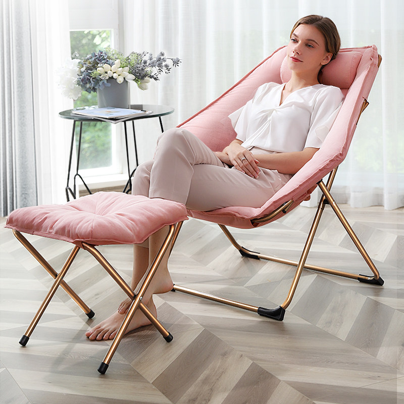 Recliner folding lunch break home balcony dormitory bedroom single pregnant woman special winter lazy chair