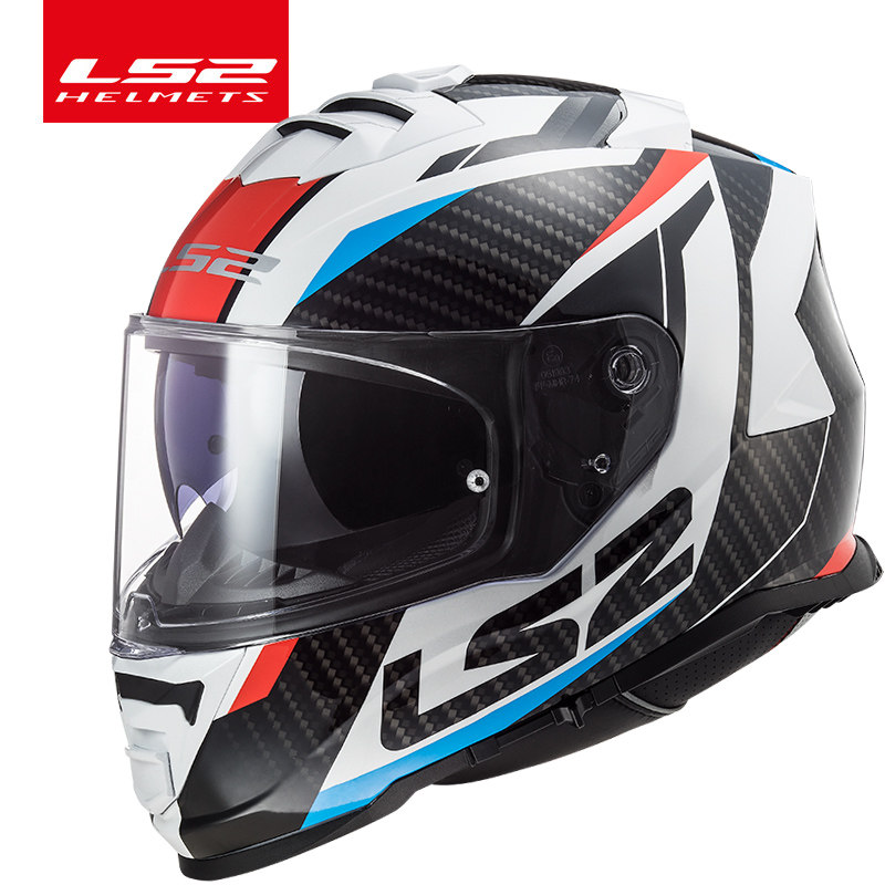 Ls2 new locomotive safety helmet male and female four seasons universal anti-fog dual lenses all-covering locomotive running armor FF800
