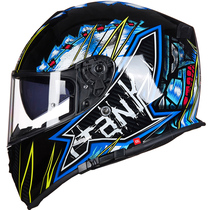 Tank Helmet Locomotive Full Armor men and women Four Seasons Bluetooth Fashion All-covering Double Lenses Spring Summer Anti-Fog Racing