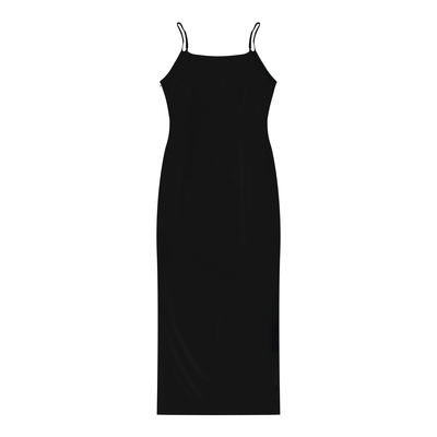 MOMOTOBO solid-color cotton silk round-neck halter petticoat cheongsam as an inner layer