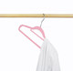 Export Japanese-style flocking hangers 20 seamless non-slip sling clothes hanging household suede wardrobe storage and finishing hangers