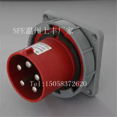 SFE Wenzhou Shangfeng factory industrial waterproof appliance plug 63A 5 core IP67 SFN-6352