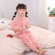 Bộ đồ ngủ trẻ em Xiêm dày Flannel Trẻ em Phim hoạt hình Chàng trai Cô gái Chống Két Quần áo Thu và Đông Dịch vụ vệ sinh tại nhà
