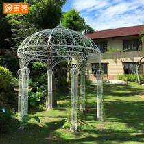 Bailiwick Wedding Props European Iron Art Ceremony Pavilion Ji Pavilion Theme Outdoor Wedding Pavilion Stage Decor Ornaments