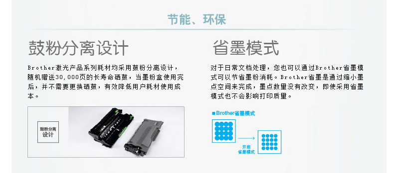 兄弟MFC-8530DN黑白激光一体机 打印复印扫描传真机 自动双面网络